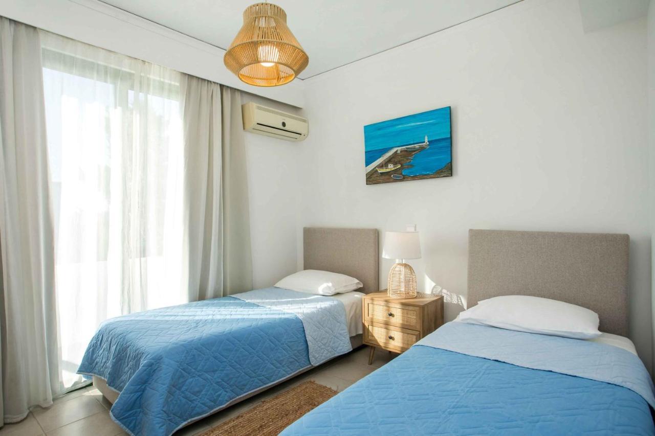Beachfront Villa Rhodes Seashell Jenádi Kültér fotó