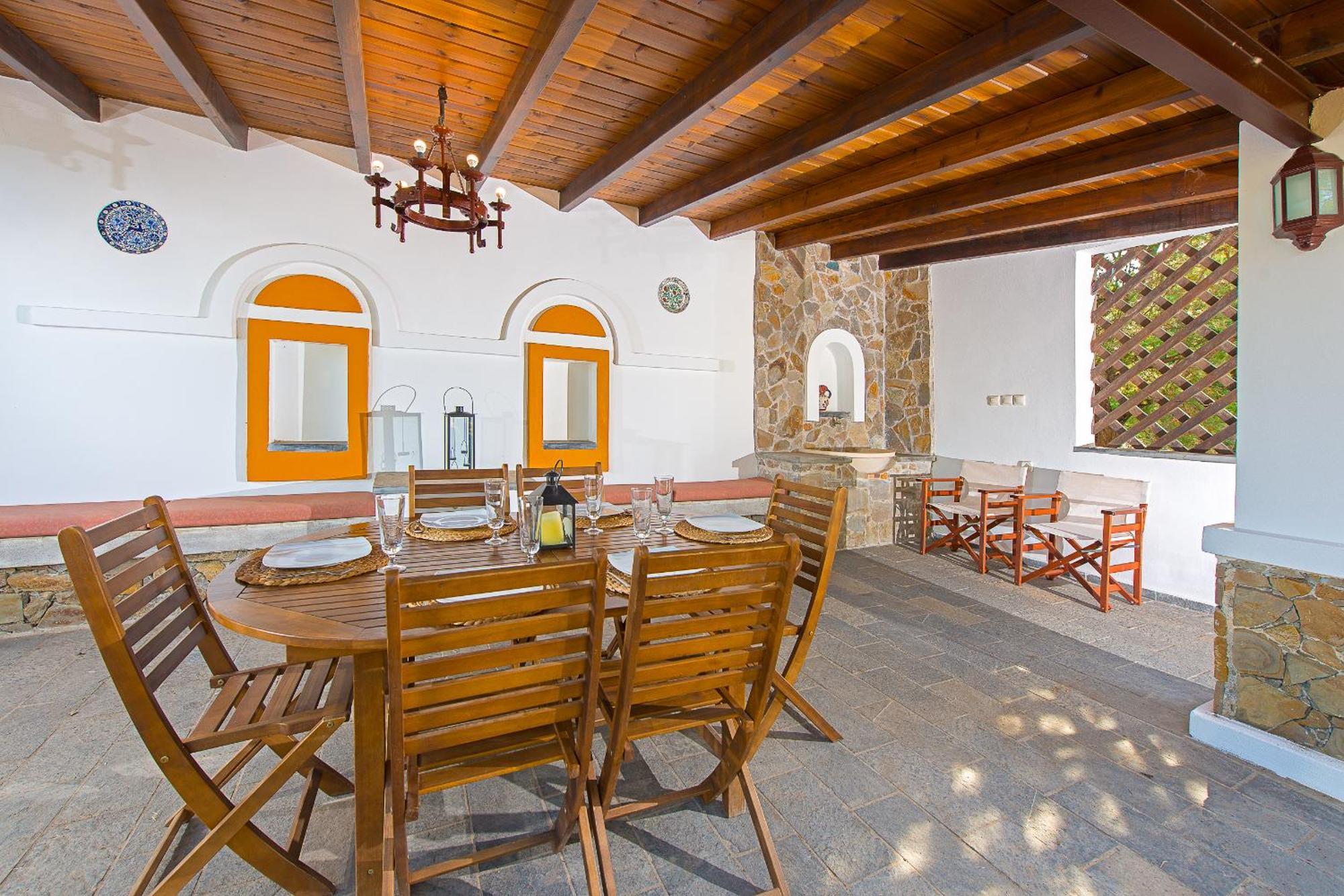 Beachfront Villa Rhodes Seashell Jenádi Kültér fotó