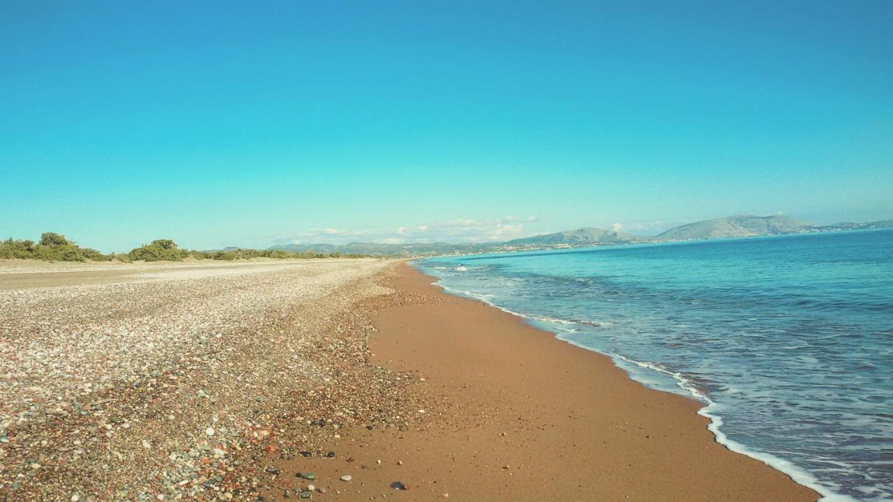 Beachfront Villa Rhodes Seashell Jenádi Kültér fotó